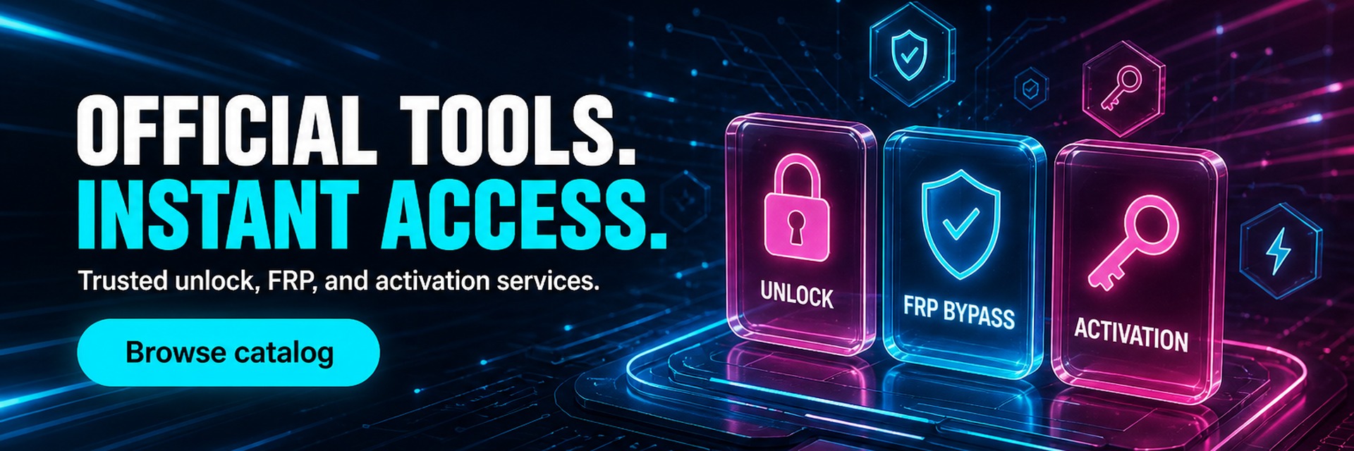 Official tools. Instant access. GSM Max Tool